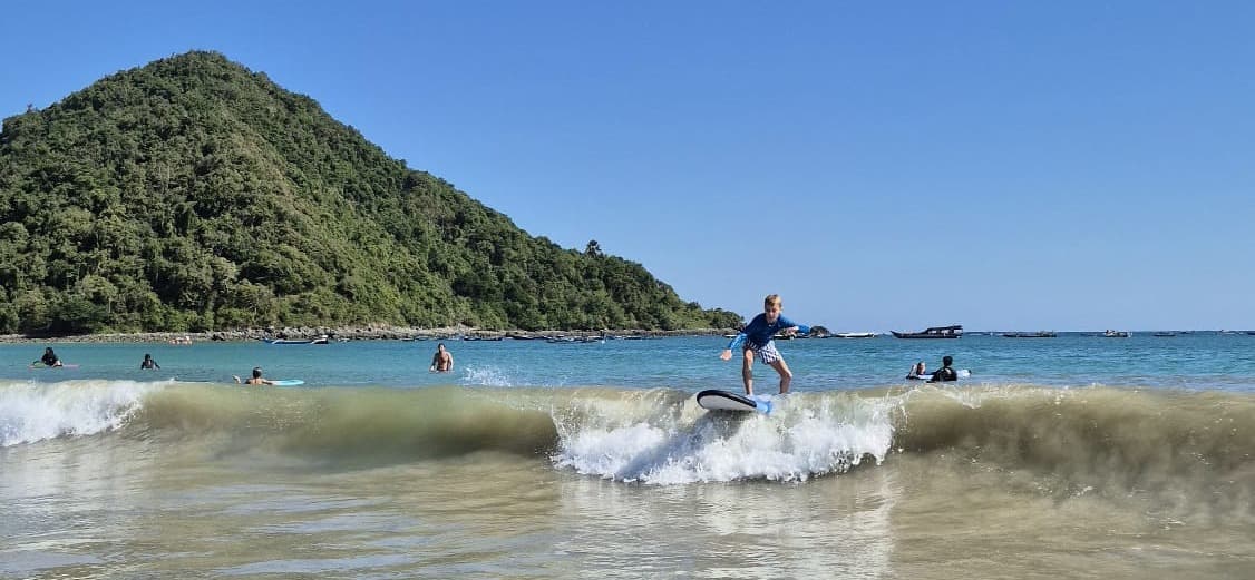 Surfing Selong Belanak Beach